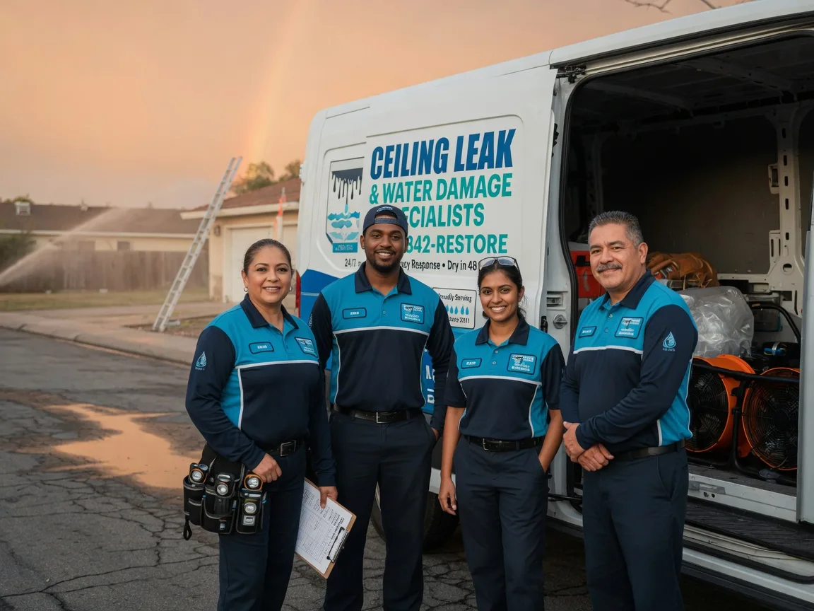 Ceiling Leak Cleanup company in Castell, TX